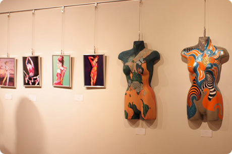 マネキンによるBodyart作品展示風景